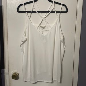 Strappy express white top